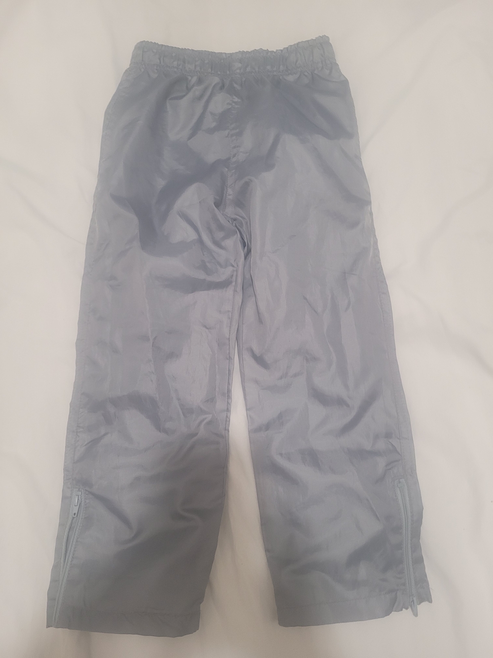 Light Gray Kids Windbreaker Pants